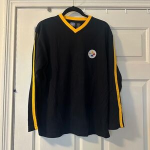 Vtg Pittsburgh Steelers Officially Licensed NFL Long Sleeve Shirt Size M Cotton